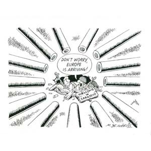 	Yugoslavia:  l'assedio di Sarajevo, Il Popolo 1996, Cartoonists  & Writers  Syndicate	